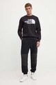 The North Face bluza Easy Crew NF0A89FGJK31 negru SS25