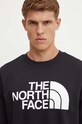 The North Face bluza Easy Crew negru NF0A89FGJK31