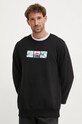 The North Face bluza bawełniana Crew Expedition System nadruk czarny NF0A89DDJK31