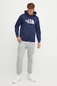 The North Face bluza Drew Peak NF0A89EM8K21 bleumarin AW24