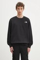 Mikina The North Face Essential Crew jednofarebný čierna NF0A89ETJK31
