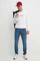 Pepe Jeans bluza bawełniana SEAN PM582699 biały AW24