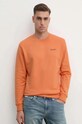 Odzież Pepe Jeans bluza SAM CREW PM582703 pomarańczowy