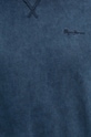 Pepe Jeans hanorac de bumbac SILVERTON HOODIE PM582713 bleumarin