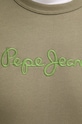 Бавовняна кофта Pepe Jeans NEW JOE CREW PM582715 зелений