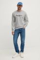 Βαμβακερή μπλούζα Pepe Jeans NEW JOE CREW PM582715 γκρί AW24