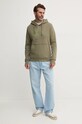 Pepe Jeans pamut melegítőfelső NEW JOE HOODIE PM582716 zöld AW24