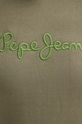 Pepe Jeans pamut melegítőfelső NEW JOE HOODIE PM582716 zöld