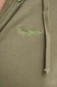 Pepe Jeans hanorac de bumbac NEW JOE ZIP PM582717 verde