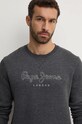 Mikina Pepe Jeans NEW NOUVEL CREW sivá PM582719