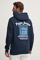 Îmbrăcăminte Pepe Jeans hanorac de bumbac SOMERTON PM582725 bleumarin