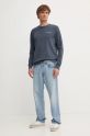 Pepe Jeans hanorac de bumbac DAVY CREW PM582740 gri AW24