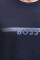 BOSS bluza bawełniana 50527429 granatowy