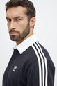 adidas Originals longsleeve bawełniany Adicolor czarny IZ4806