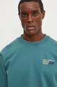 New Balance hanorac de bumbac verde MT41547NUS