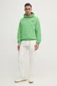 Хлопковая кофта Lacoste SH2754 зелёный AW24