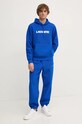 Lacoste bluza SH2860 niebieski AW24