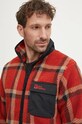 Mikina Jack Wolfskin Felslicht Check červená A60058