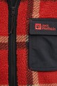 Mikina Jack Wolfskin Felslicht Check A60058 červená