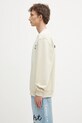 Бавовняна кофта Drôle de Monsieur PERM.SW149.CO127.MT бежевий AW24