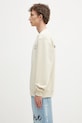 Бавовняна кофта Drôle de Monsieur PERM.SW149.CO127.MT бежевий AW24