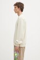Drôle de Monsieur cotton sweatshirt Le Sweatshirt Slogan Cl PERM.SW148.CO127.MT beige AW24