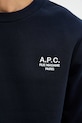 A.P.C. bluza Standard Rue Madame Gots COHBV.M27913.TIQ bleumarin