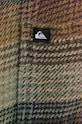 Βαμβακερό μπουφάν πουκάμισο Quiksilver Sandbar AQYWT03367 πράσινο
