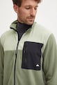Sportovní mikina Quiksilver Aker Fleece zelená EQYFT04965