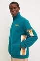 adidas Originals felső Polarfleece Adibreak Tracktop türkiz IW5815