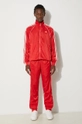 adidas Originals felpa Track Top IY3406 rosso AW24