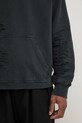 Хлопковая кофта MM6 Maison Margiela чёрный SH2GU0010.M25004