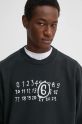 MM6 Maison Margiela cotton sweatshirt black SH2GU0011.M25004