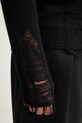Vlněný svetr MM6 Maison Margiela SH2HL0016.M13070 černá