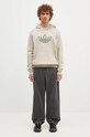 adidas Originals felpa in cotone Outline Hoodie JJ1505 beige
