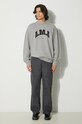 Marcelo Burlon bluza bawełniana Ama Comfort Crewneck CMBA097F24FLE0030810 szary AW24