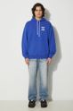 Μπλούζα Marcelo Burlon MBCM Slogan Comfort Hoodie CMBB106F24FLE0064501 μπλε AW24