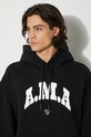 Marcelo Burlon bluza bawełniana Ama Comfort Hoodie CMBB106F24FLE0081001 czarny