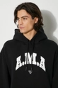 Bavlněná mikina Marcelo Burlon Ama Comfort Hoodie CMBB106F24FLE0081001 černá