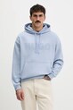 HUGO bluza bawełniana niebieski 50529090