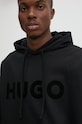 Бавовняна кофта HUGO чорний 50529090