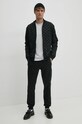 Бавовняна кофта Karl Lagerfeld 544950.705076 чорний AW24