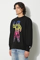 Бавовняна кофта Billionaire Boys Club Standing Astro Crewneck чорний B24228