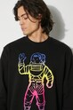 Хлопковая кофта Billionaire Boys Club Standing Astro Crewneck B24228 чёрный
