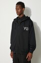 Кофта Y-3 Logo Zip Hoodie чёрный JE9278