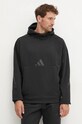 Кофта adidas Z.N.E. з капюшоном чорний JE7537