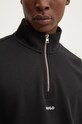 HUGO hanorac de bumbac 50525881 negru