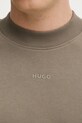 HUGO bluza bawełniana 50525892 zielony