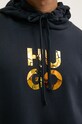 Хлопковая кофта HUGO 50522119 тёмно-синий