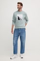 Бавовняна кофта Calvin Klein K10K113563 сірий AW24